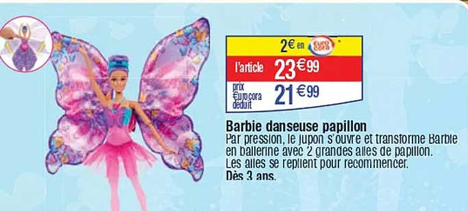 Barbie danseuse papillon