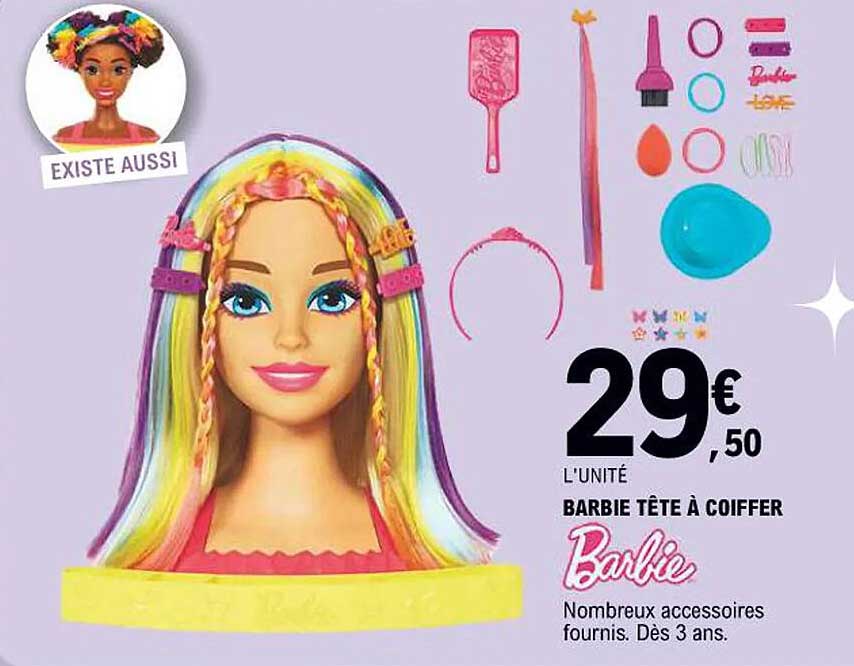 BARBIE TÊTE À COIFFER