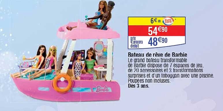 Bateau de rêve de Barbie