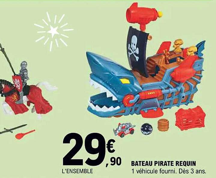 BATEAU PIRATE REQUIN