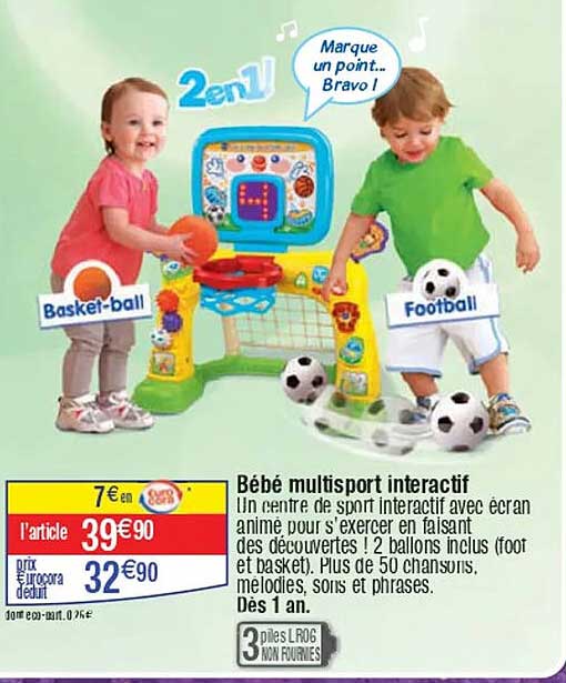 Bébé multisport interactif