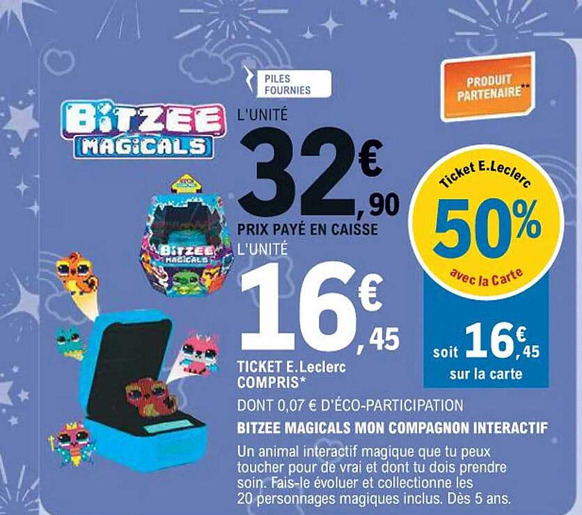 BITZEE MAGICALS MON COMPAGNON INTERACTIF