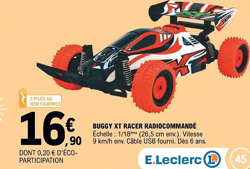 BUGGY XT RACER RADIOCOMMANDÉ