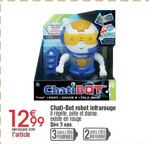 Chati-Bot robot infrarouge