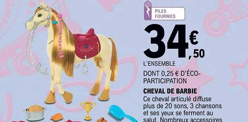 CHEVAL DE BARBIE