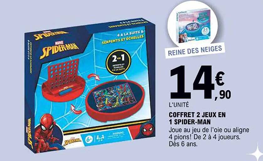 COFFRET 2 JEUX EN 1 SPIDER-MAN