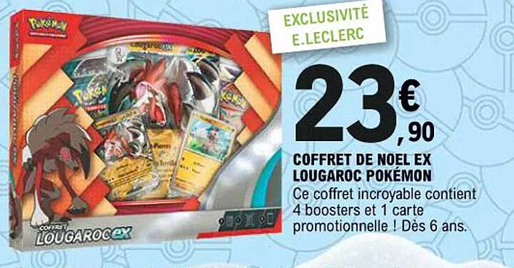 COFFRET DE NOËL EX LOUGAROC POKÉMON