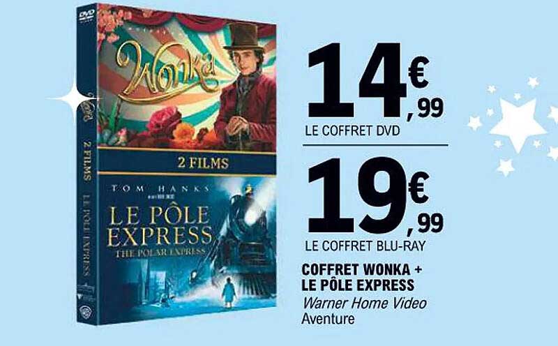 COFFRET WONKA + LE PÔLE EXPRESS