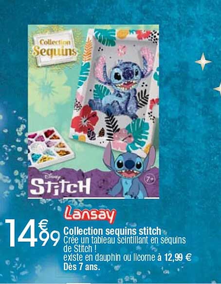 Collection sequins stitch