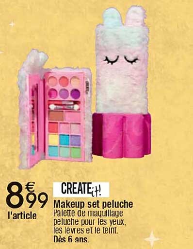 CREATE it ! Makeup set peluche