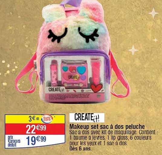 CREATE!! Sac à dos peluche