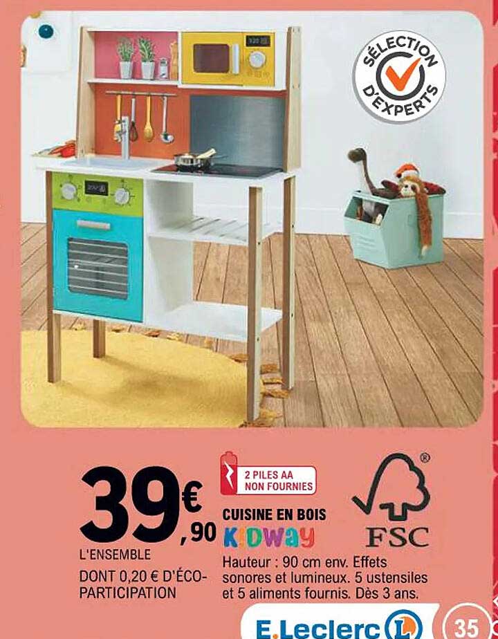 CUISINE EN BOIS KIDWAY