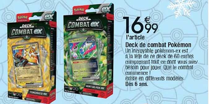 Deck de combat Pokémon