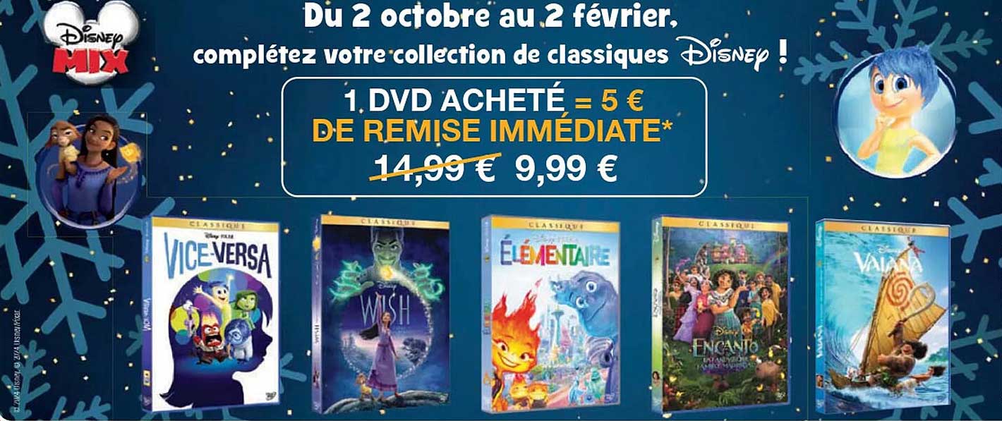 Disney Mix - complétez votre collection de classiques Disney !