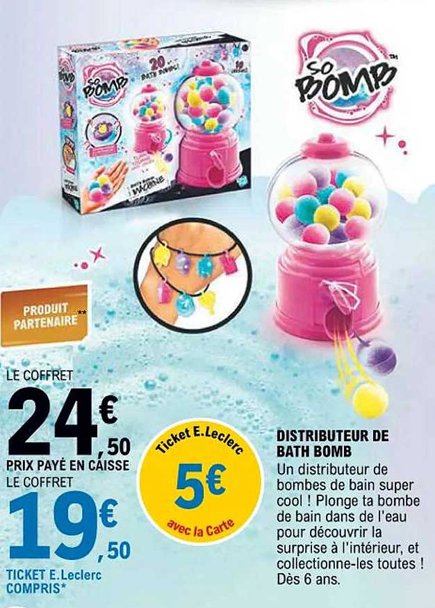 DISTRIBUTEUR DE BATH BOMB