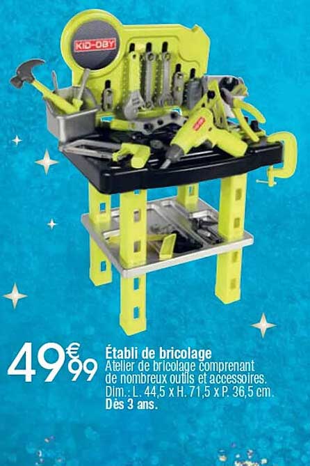 Établi de bricolage