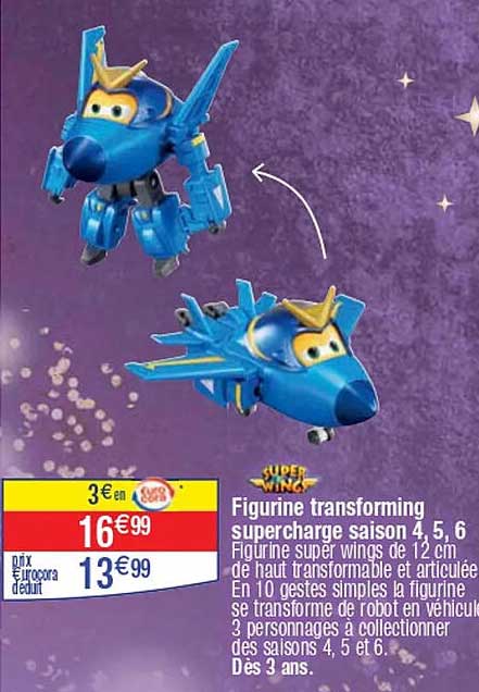 Figurine transforming supercharge saison 4, 5, 6