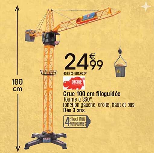 Grue 100 cm filoguidée