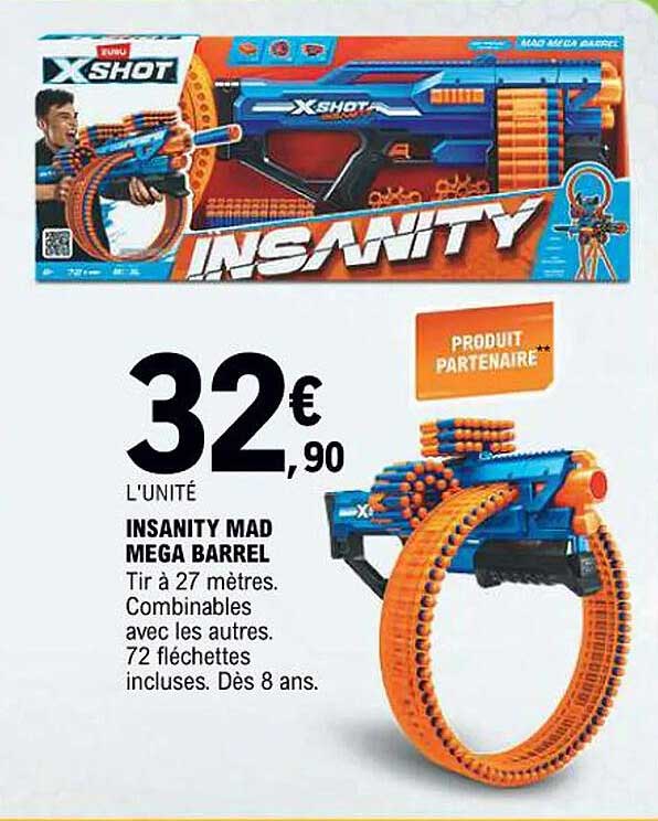 INSANITY MAD MEGA BARREL