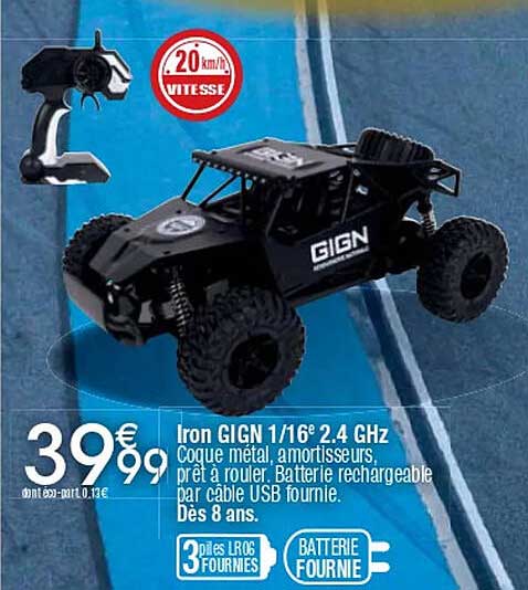 Iron GIGN 1/16è 2.4 GHz