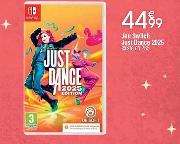 Jeu Switch Just Dance 2025 EDITION