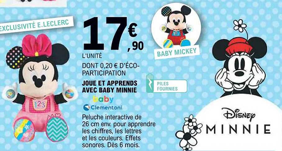 Joue et apprends avec Baby Minnie