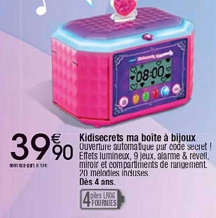 Kidsecrets ma boîte à bijoux