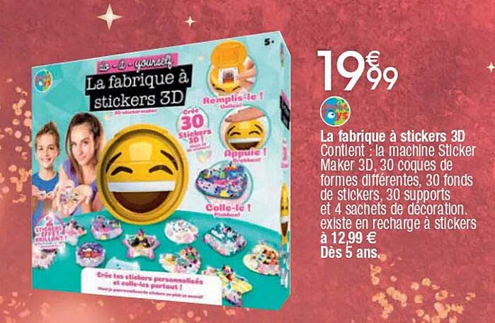 La fabrique à stickers 3D