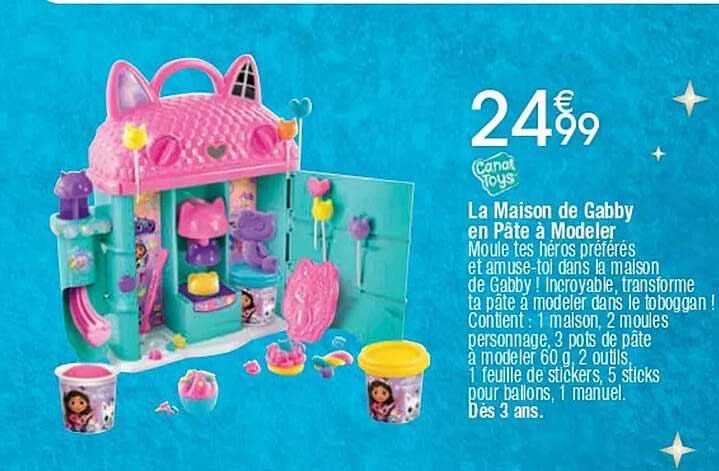 La Maison de Gabby en Pâte à Modeler