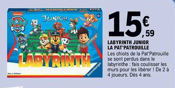 LABYRINTH JUNIOR LA PAT'PATROUILLE