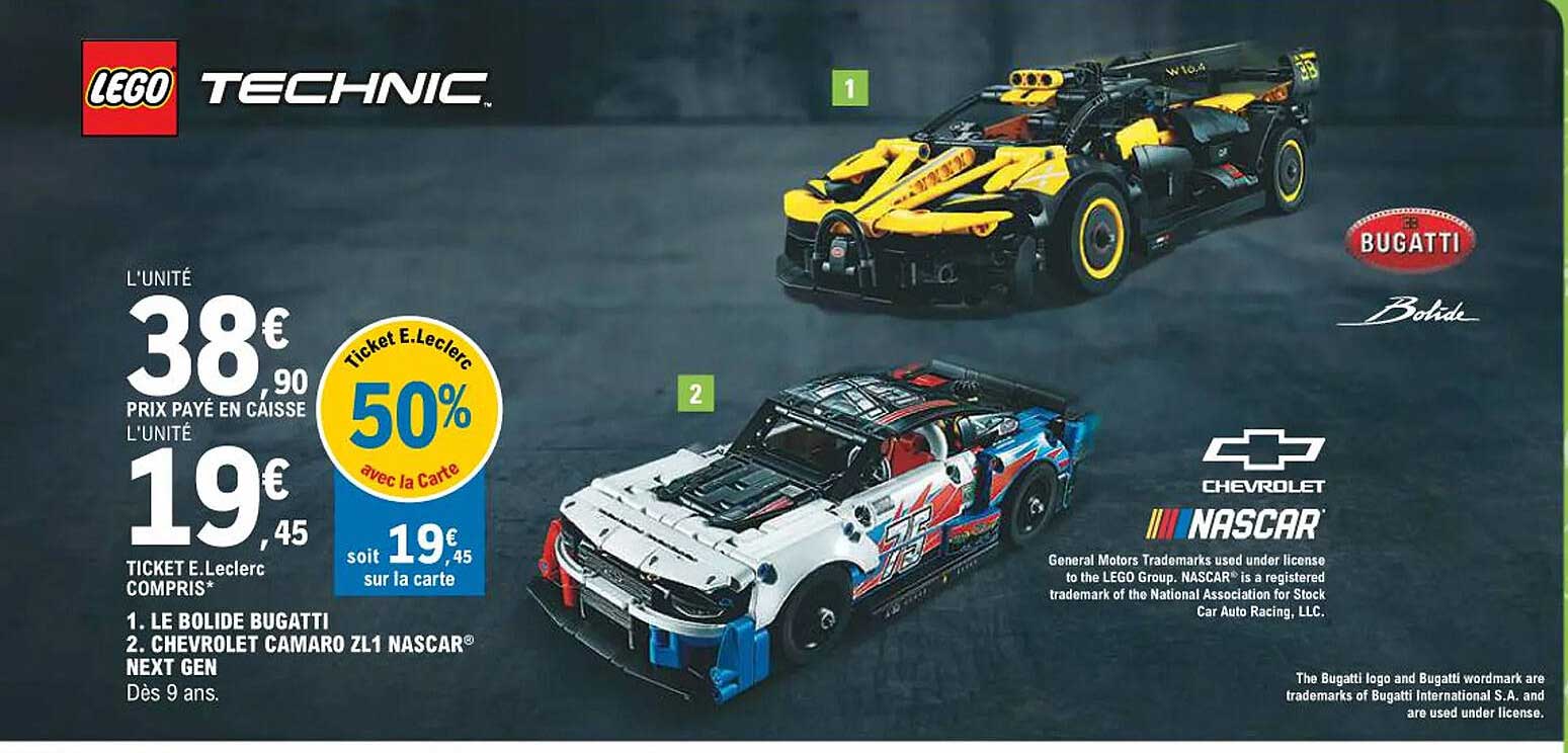 LE BOLIDE BUGATTI  
CHEVROLET CAMARO ZL1 NASCAR® NEXT GEN