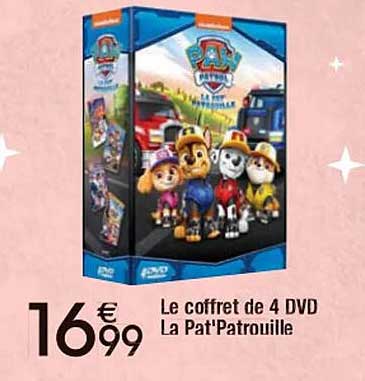 Le coffret de 4 DVD La Pat'Patrouille