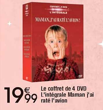 Le coffret de 4 DVD L'intégrale Maman j'ai raté l'avion !