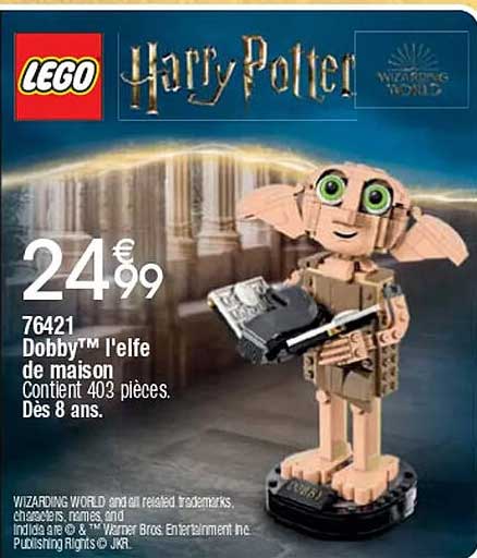 LEGO Harry Potter 76421 Dobby™ l'elfe de maison