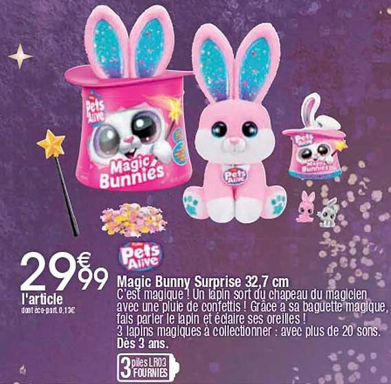 Magic Bunny Surprise 32,7 cm