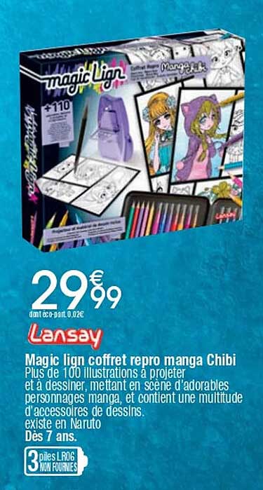 Magic lign coffret repro manga Chibi