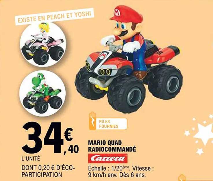 MARIO QUAD RADIOCOMMANDÉ