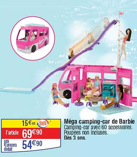 Mégas camping-car de Barbie