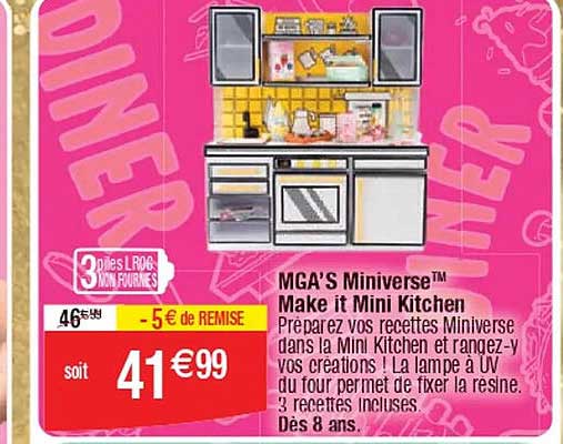 MGA'S Miniverse™ Make it Mini Kitchen