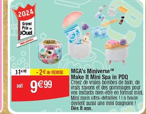 MGA’s Miniverse™ Make It Mini Spa in PDQ