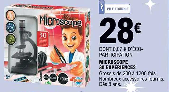 MICROSCOPE 30 EXPÉRIENCES