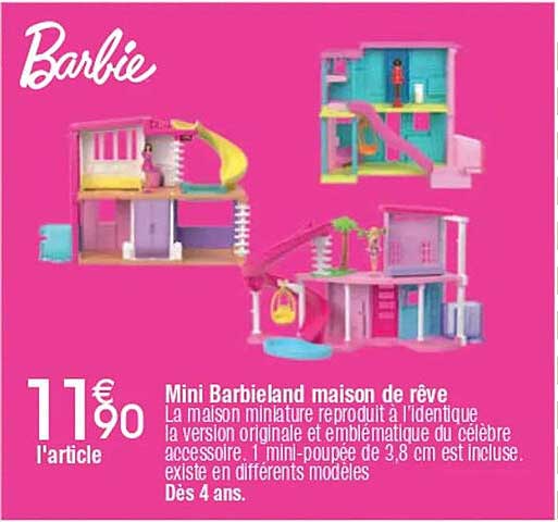 Mini Barbieland maison de rêve