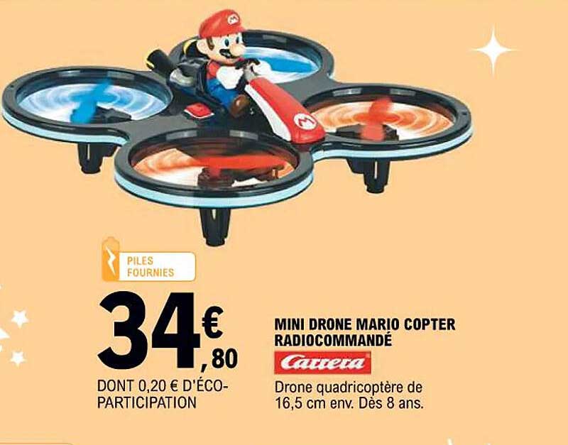 MINI DRONE MARIO COPTER RADIOCOMMANDÉ