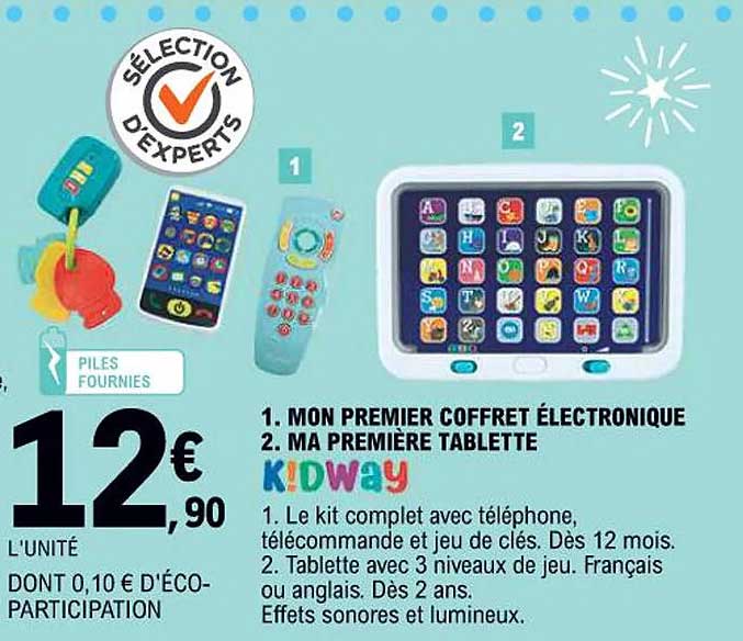 MON PREMIER COFFRET ÉLECTRONIQUE  
MA PREMIÈRE TABLETTE  