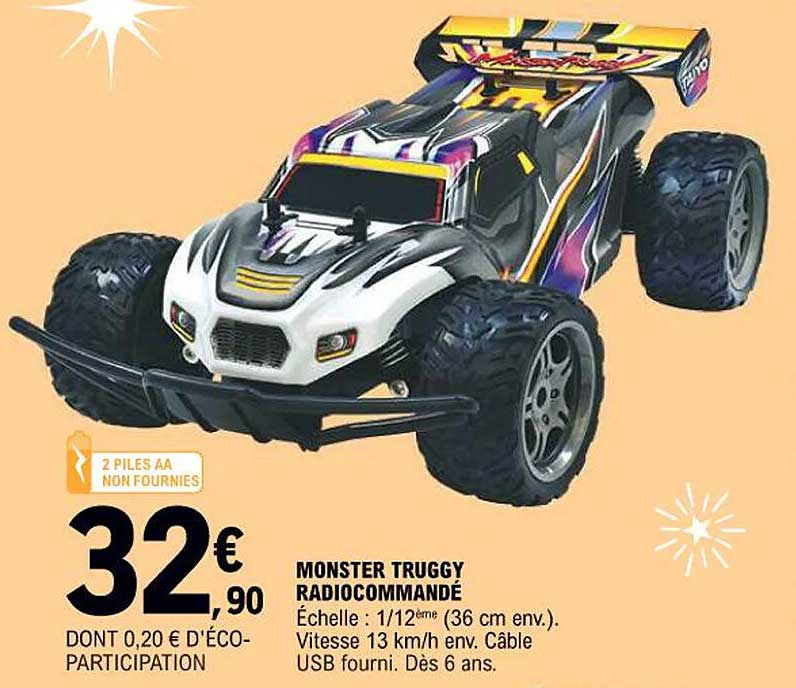 MONSTER TRUGGY RADIOCOMMANDÉ