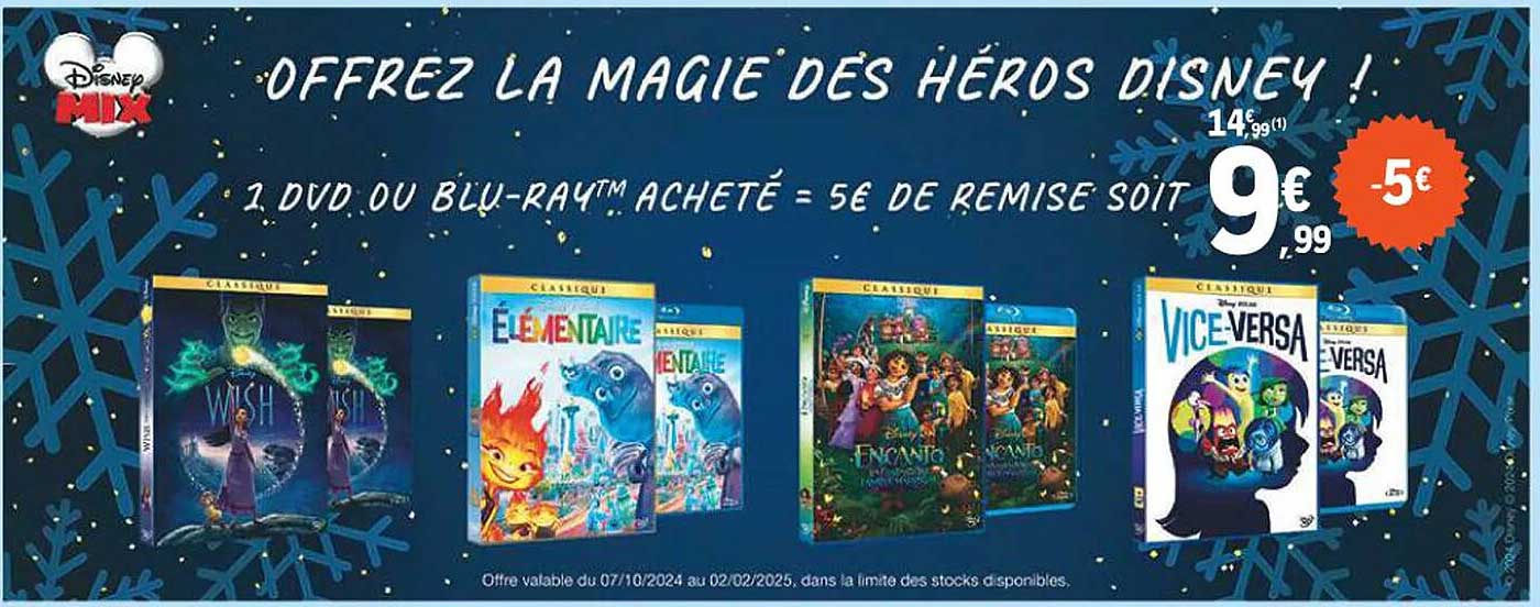 OFFREZ LA MAGIE DES HÉROS DISNEY !