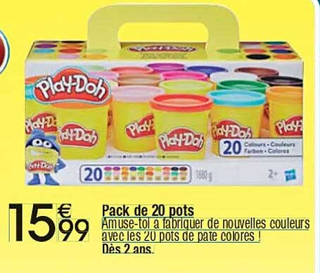 Pack de 20 pots