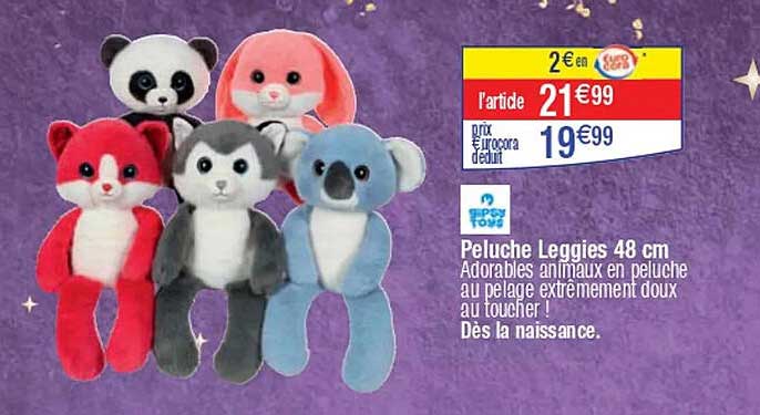 Peluche Leggies 48 cm