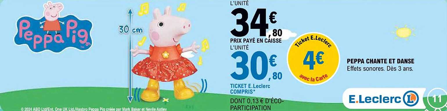 PEPPA CHANTE ET DANSE