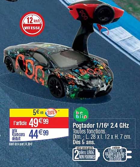 Pogtador 1/16è 2.4 GHz